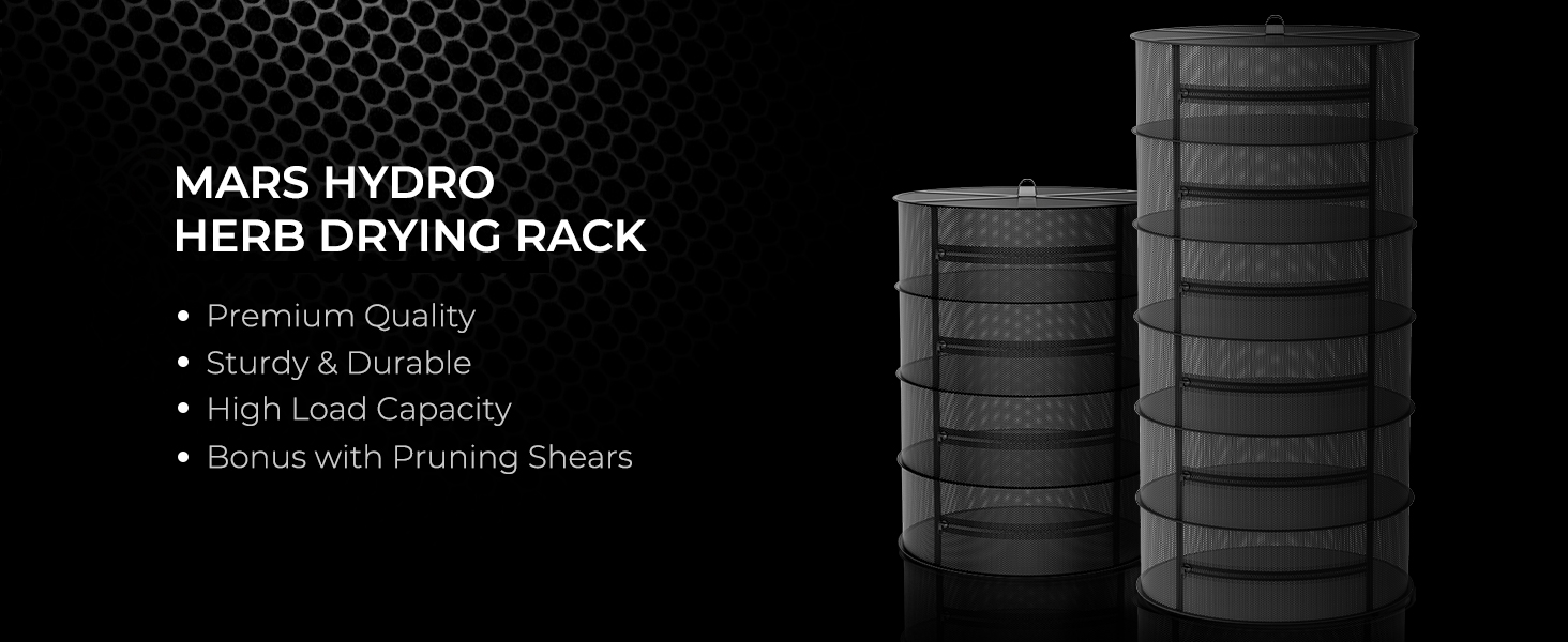 4-Dry Rack With Pruning Shear USA - Mars Hydro Wholesale